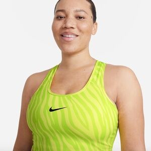 Nike DriFIT Swoosh Icon Clash Longline Sports Bra
